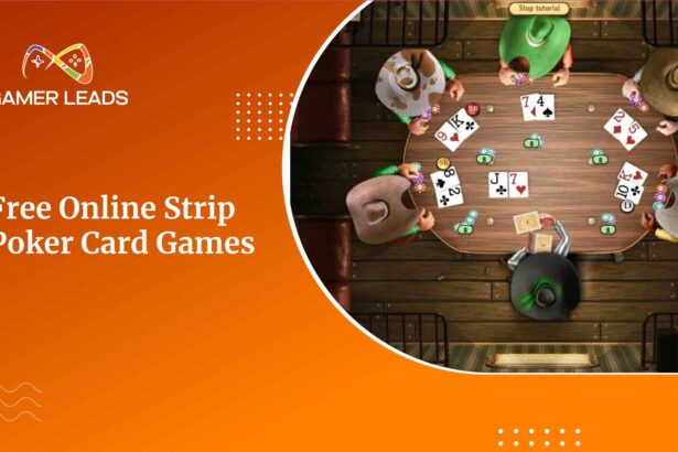 Free Online Strip Poker Card Games