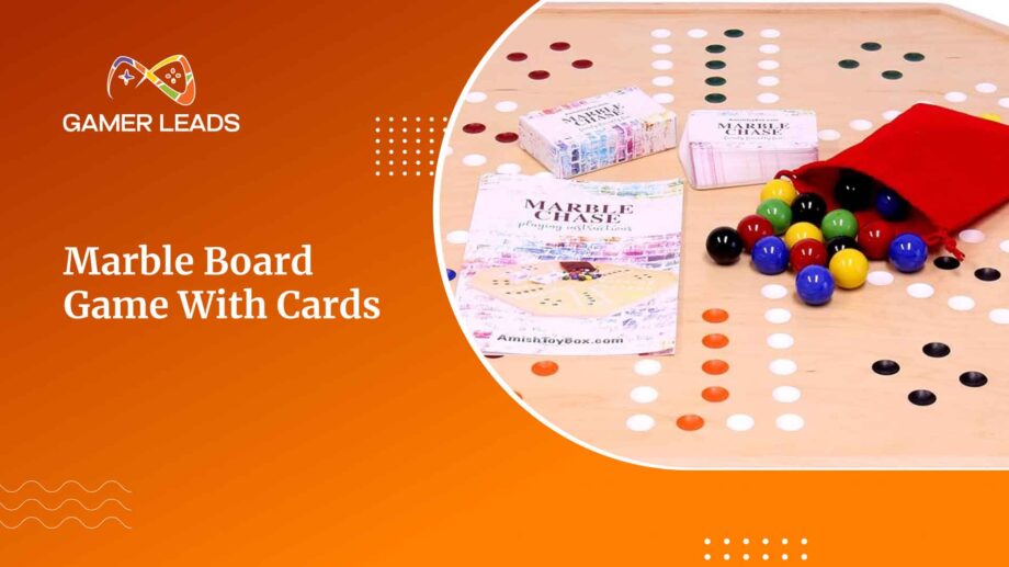 Marble Board Game With Cards