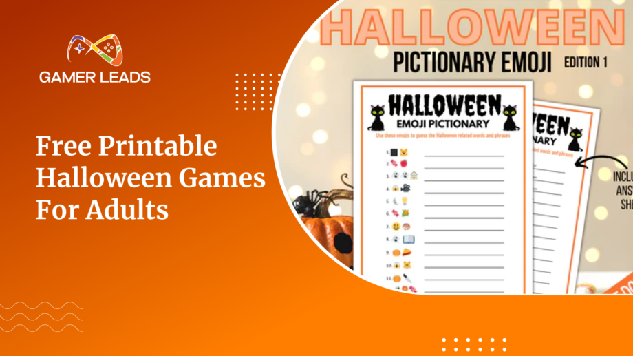 Free Printable Halloween Games for Adults