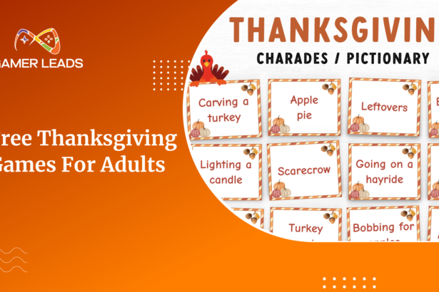 Free Thanksgiving Games for Adults