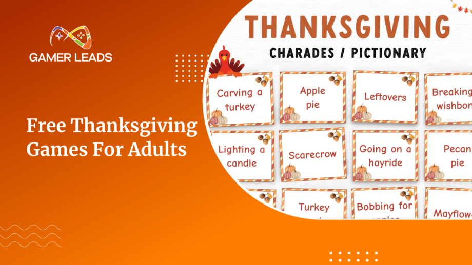 Free Thanksgiving Games for Adults