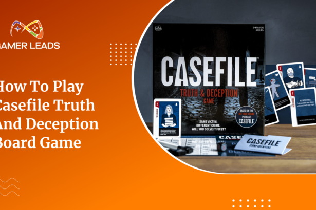 How To Play Casefile Truth And Deception Board Game