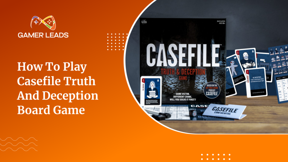 How To Play Casefile Truth And Deception Board Game