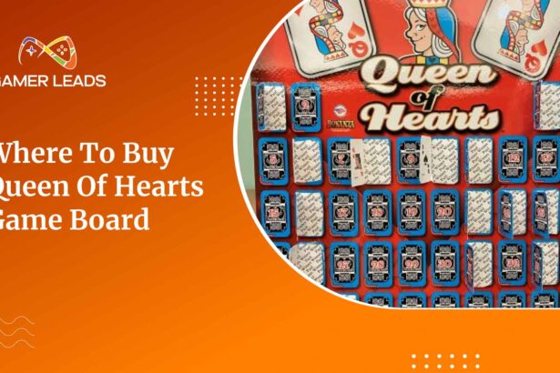 Where to Buy Queen of Hearts Game Board