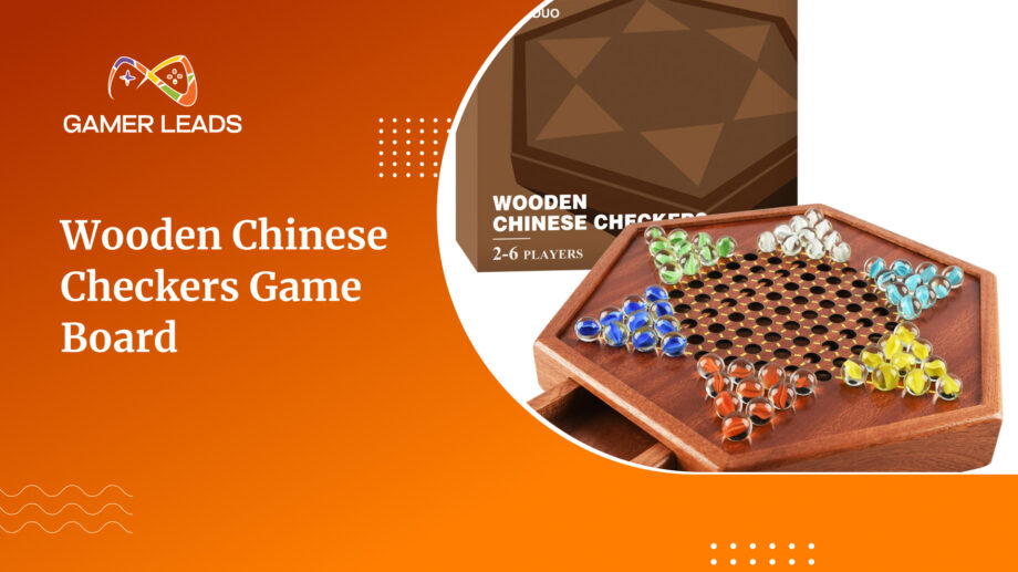 wooden chinese checkers game board