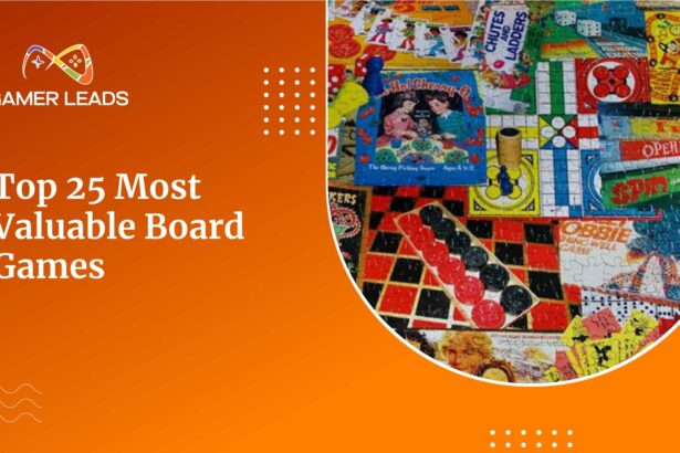 Top 25 Most Valuable Board Games